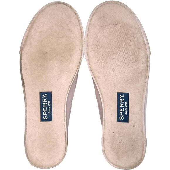 Sperry Top Sider Womens Seaside Nautical Slip On Shoes Pink Perforated 6 - Picture 7 of 11